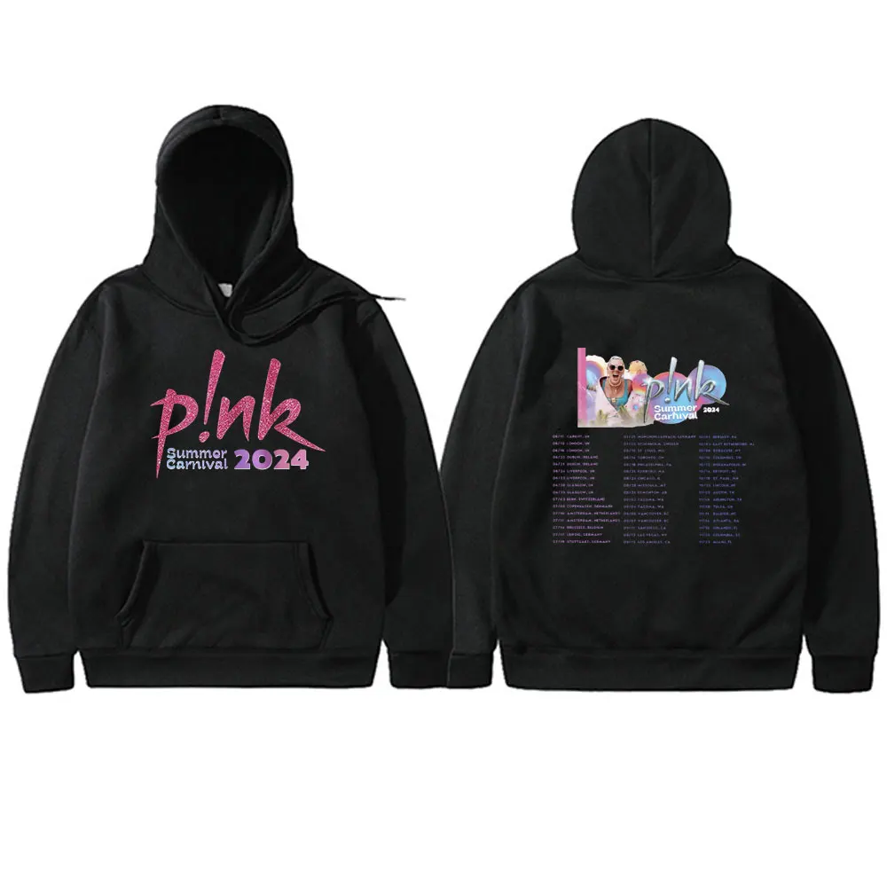 

Singer P!nk Pink Summer Carnival 2024 Festival World Tour Hoodie Men Women Fashion Art Aesthetic Oversized Pullover Fans Gift