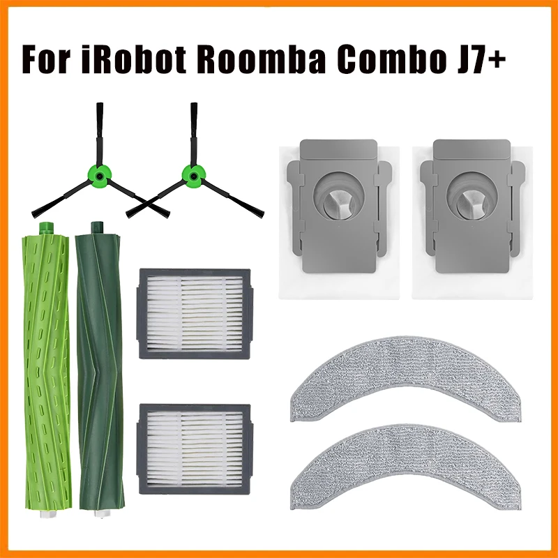 For IRobot Roomba I7 I8 E5 E6 I3 J7 I6 Robot Vacuum Cleaner Main Side Brush Hepa Efficient Filter Mop Cloths Dust Bag Accessory