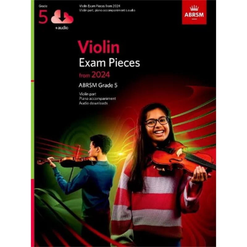 Violin Exam Pieces From 2024 ABRSM Grade 5 Violin Part Piano Accompaniment  Audio ABRSM 9781786015600