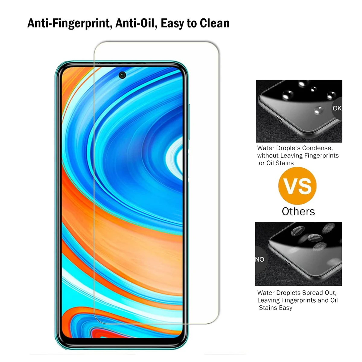 2/4Pcs 9H Gehärtetem Glas Für Xiaomi Redmi Hinweis 9 Pro Screen Protector Glas Film – Detail 5