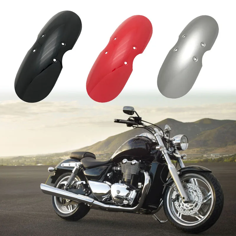 

7 Colors Cafe Racer Motorcycle Short Front Fender Mask Splash Mudguard Fairing Chopper Fit for Scrambler T100 2001-2016 2015