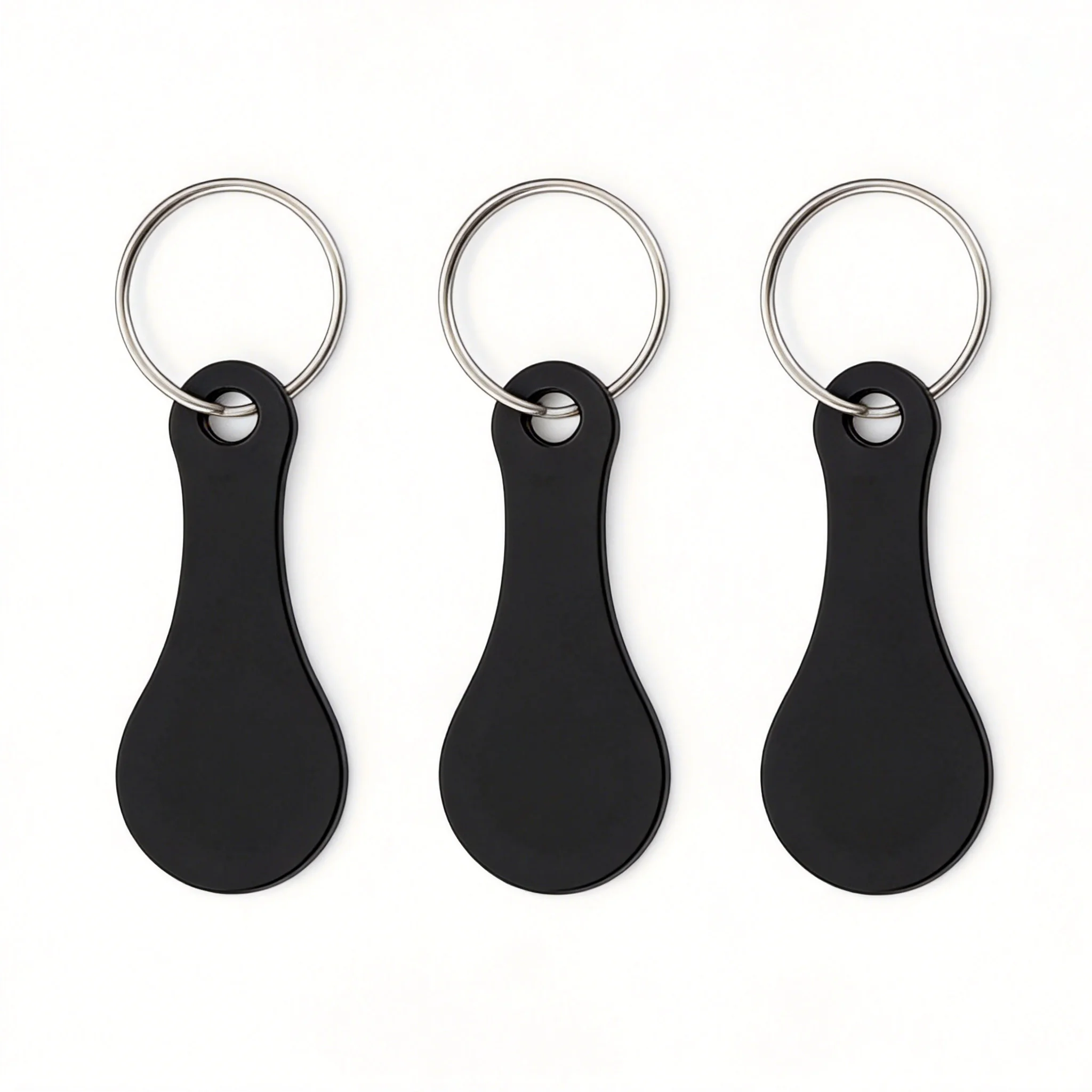 3/6PCS Metal Shopping Cart Tokens Trolley Token Key Ring Decorative Keychain Multipurpose Shopping Portable For Home Outdoor image 3