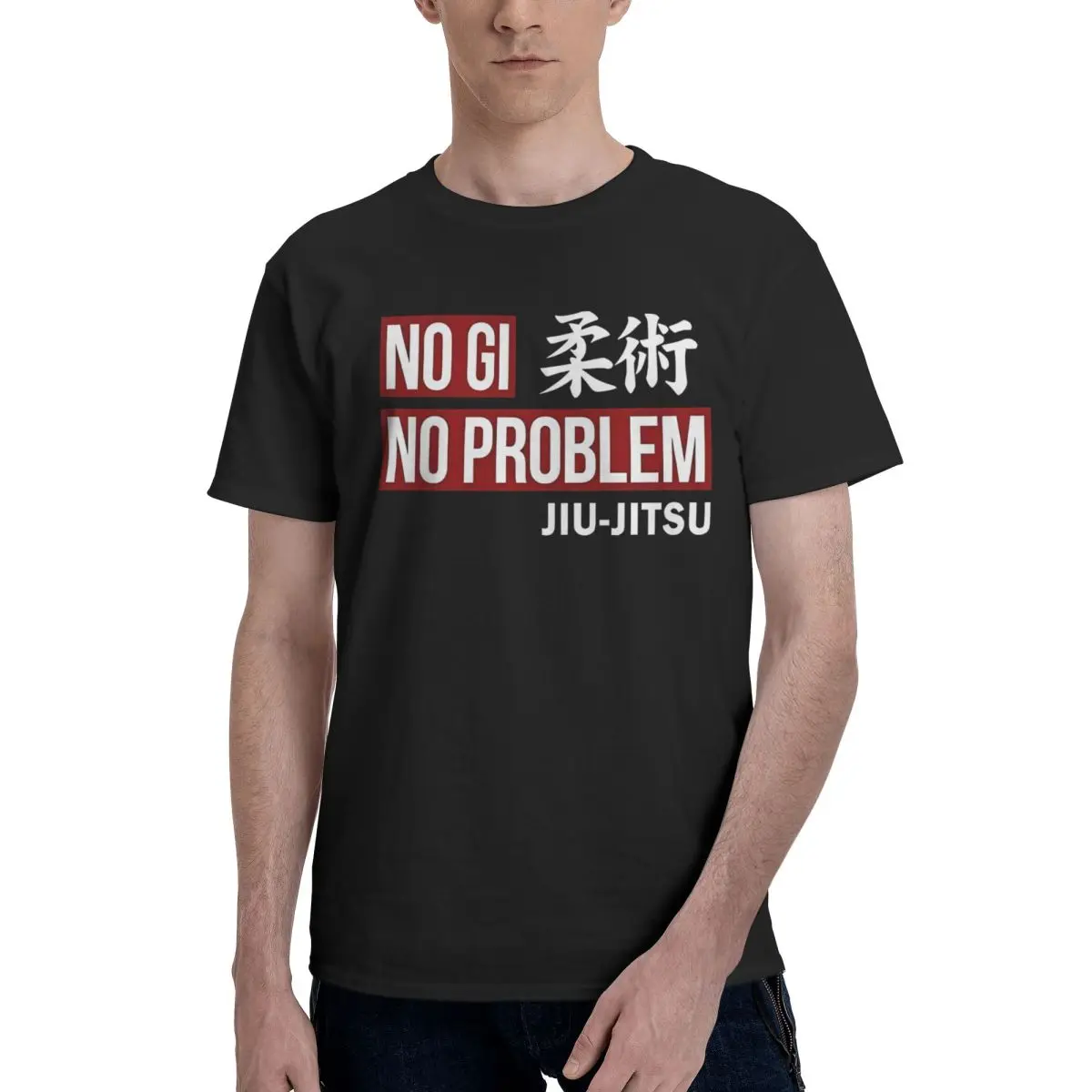 

No Gi No Problem 100% хлопок, повседневные дышащие удобные кавайные новые подарки и футболки, забавный подарок