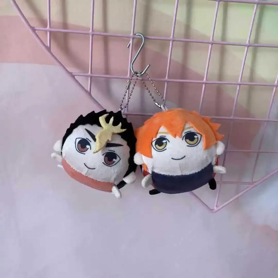 10cm novo anime shoyo hinata agachado postura produtos periféricos macio pelúcia brinquedos hobbies kawaii chaveiro presentes de aniversário