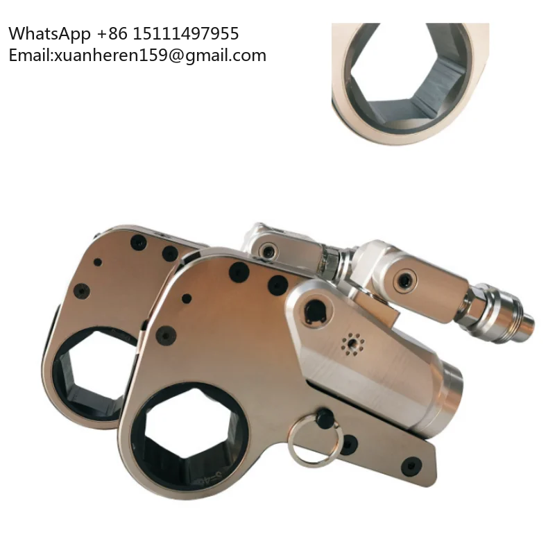 

2000-10000nm Hollow Cassette Hex Low Profile Hydraulic Torque Wrench for Wind Turbine