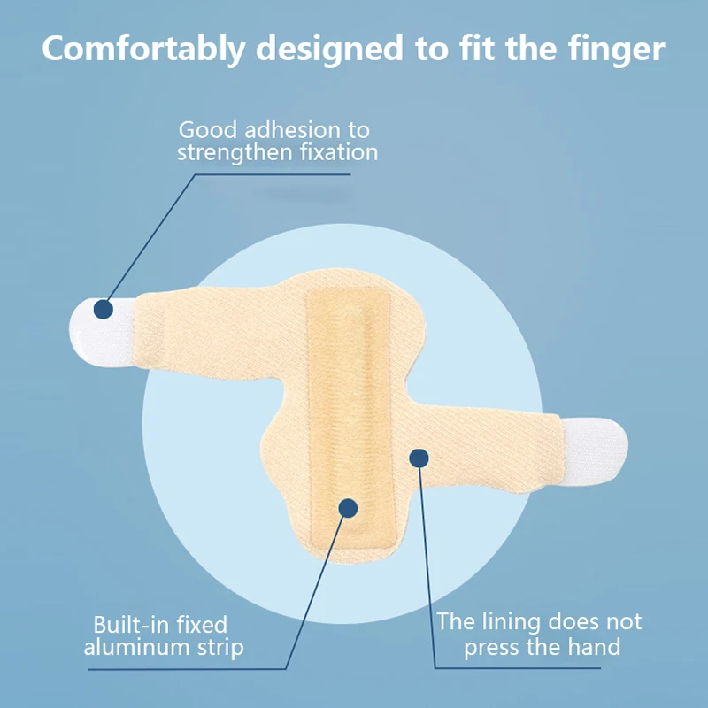 Sollievo dal dolore stecca per dita protezione per frattura tutore regolabile per distorsione lussazione frattura supporto per correttore di stecca per dita
