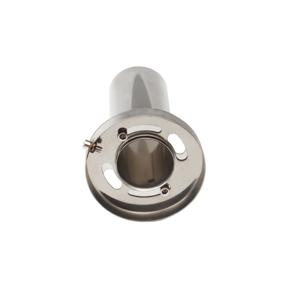 Universeller 3,5'' / 4'' / 4,5'' Runder Abnehmbarer Edelstahl-Auspuffschalldämpfer für Autos – Detail 10
