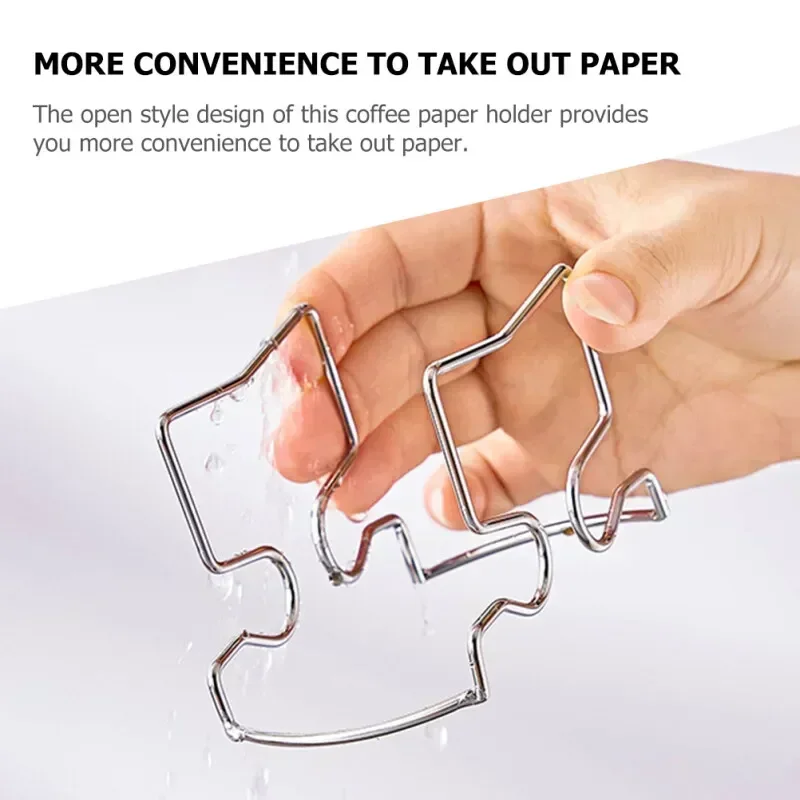 Bag Holder Stand Coffee Filter Drip  Hanging Ear  Rack Chair Paper Stainless Steel Filters Dripper Pour Over Cup