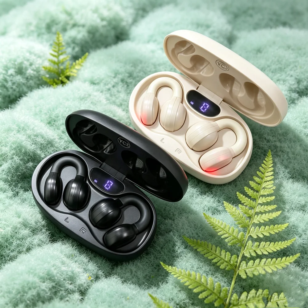 TWS Bluetooth Headphones Bluetooth Earbuds Bluetooth Headset Ensures Crystal-clear Voice Transmission During Virtual Meetings