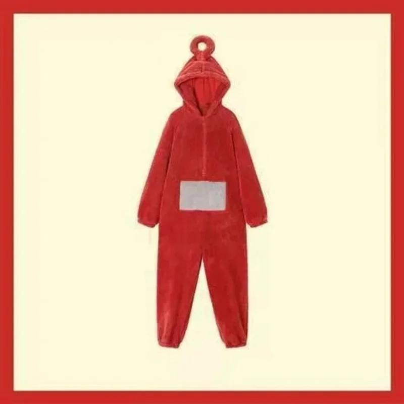 ♥ 2026 New Adults Onesies Soft Long Sleeves Pajamas Dipsy Tinky Winky Po Lala Costumes Home Clothes Women Unisex ★ Look at me ↑_ view 2