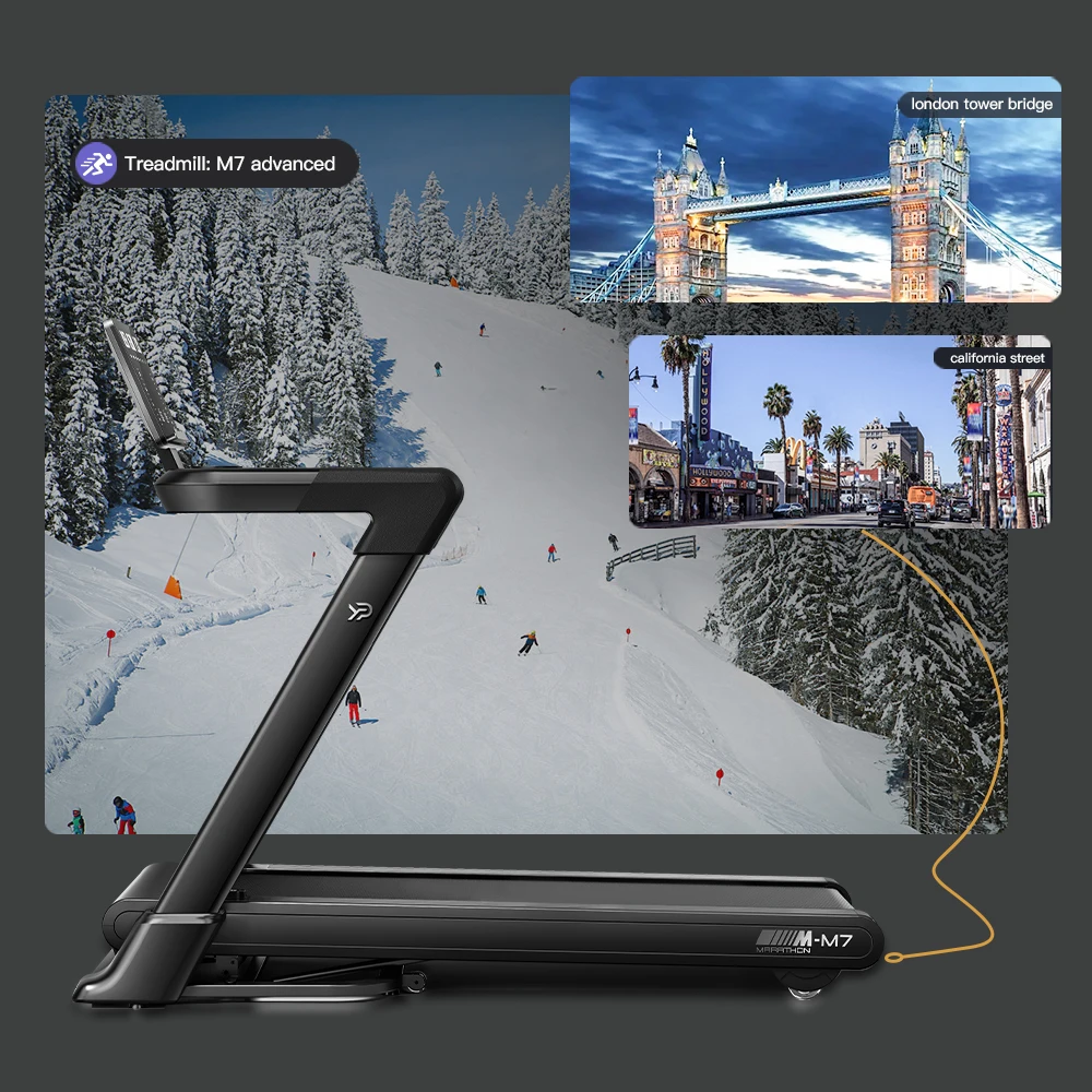 

Super Quality New Electric Brushless Motor Running Machine Motorized Treadmill With FIT APP