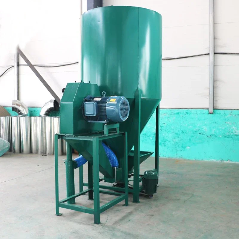 Cattle Sheep Breeding Self Priming Vertical Feed Crushing Mixing Machine