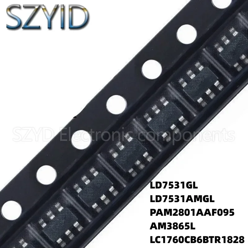 100PCS SOT23-6 LD7531GL LD7531AMGL PAM2801AAF095 AM3865L LC1760CB6BTR1828