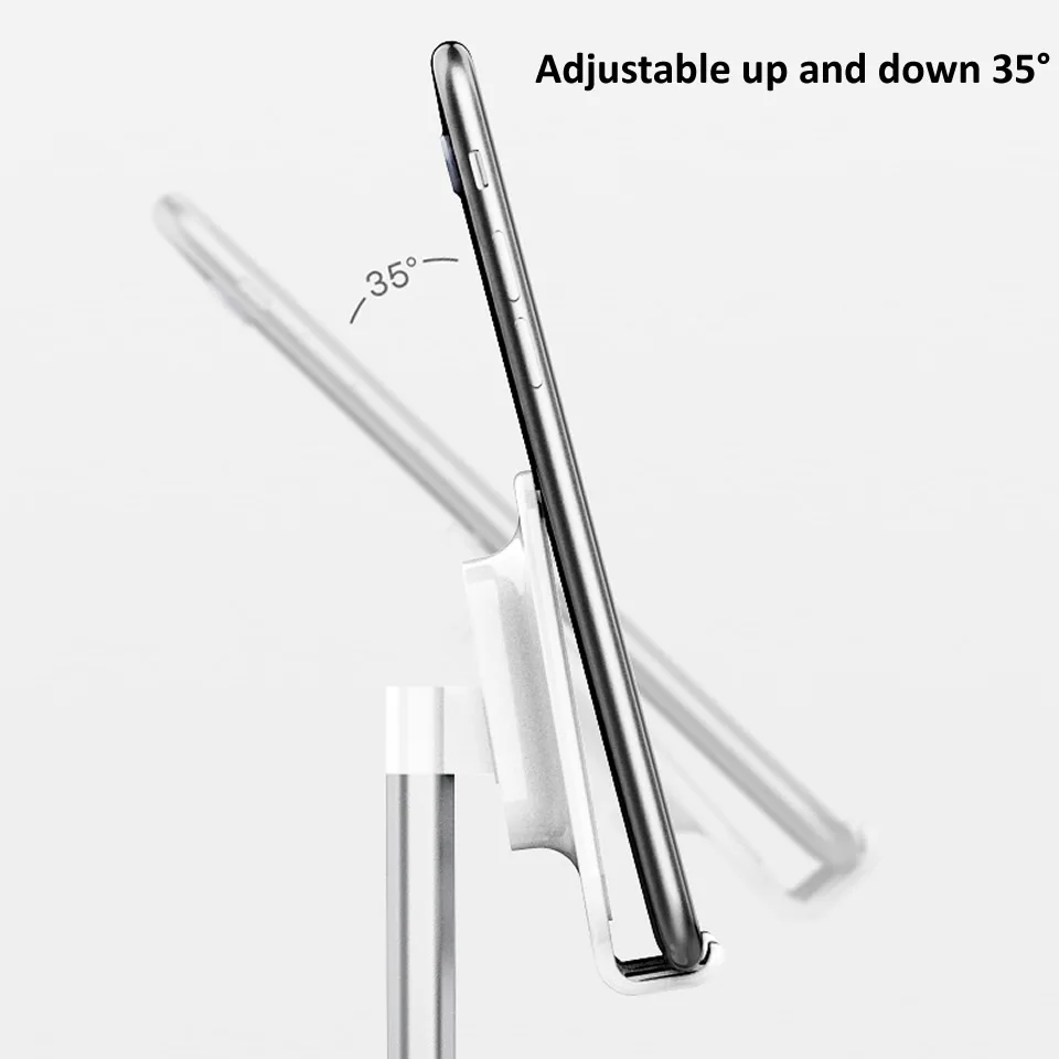 Soporte Universal para tableta y teléfono móvil, base de Metal ajustable para escritorio, ipad Pro 12,9