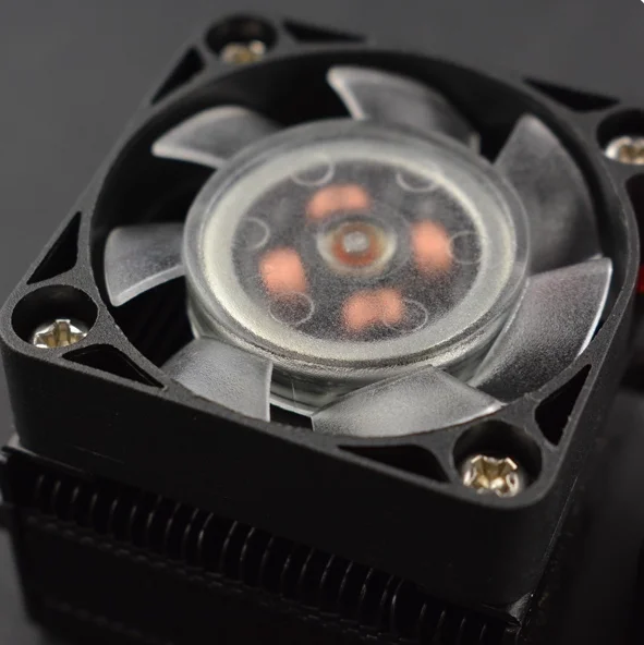 Raspberry Pi 4B 3B+ Cooler, Ice Tower Cooling Fan with 5mm Copper Pipe & RGB LED, 40℃ Ultra Quiet Heat Sink for Overclocking