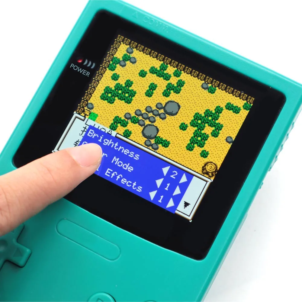 GBC OLED 스크린 라미네이팅 터치 스크린 AMOLED 디스플레이 OSD 레트로 픽셀 FRM 온/오프 LCD 키트 (게임보이 컬러용)