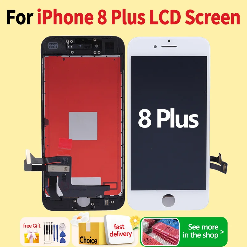 Factory Wholesale 100% Test Lcd For iPhone 8 Plus Touch Screen Digitizer Replacement Display Lcd Screen