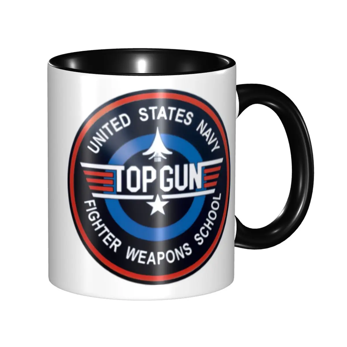 

DIY Fighter Jets Top Gun Tom Cruise Maverick Ceramic Mug Personalized Air Force Coffee Cup Creative Present