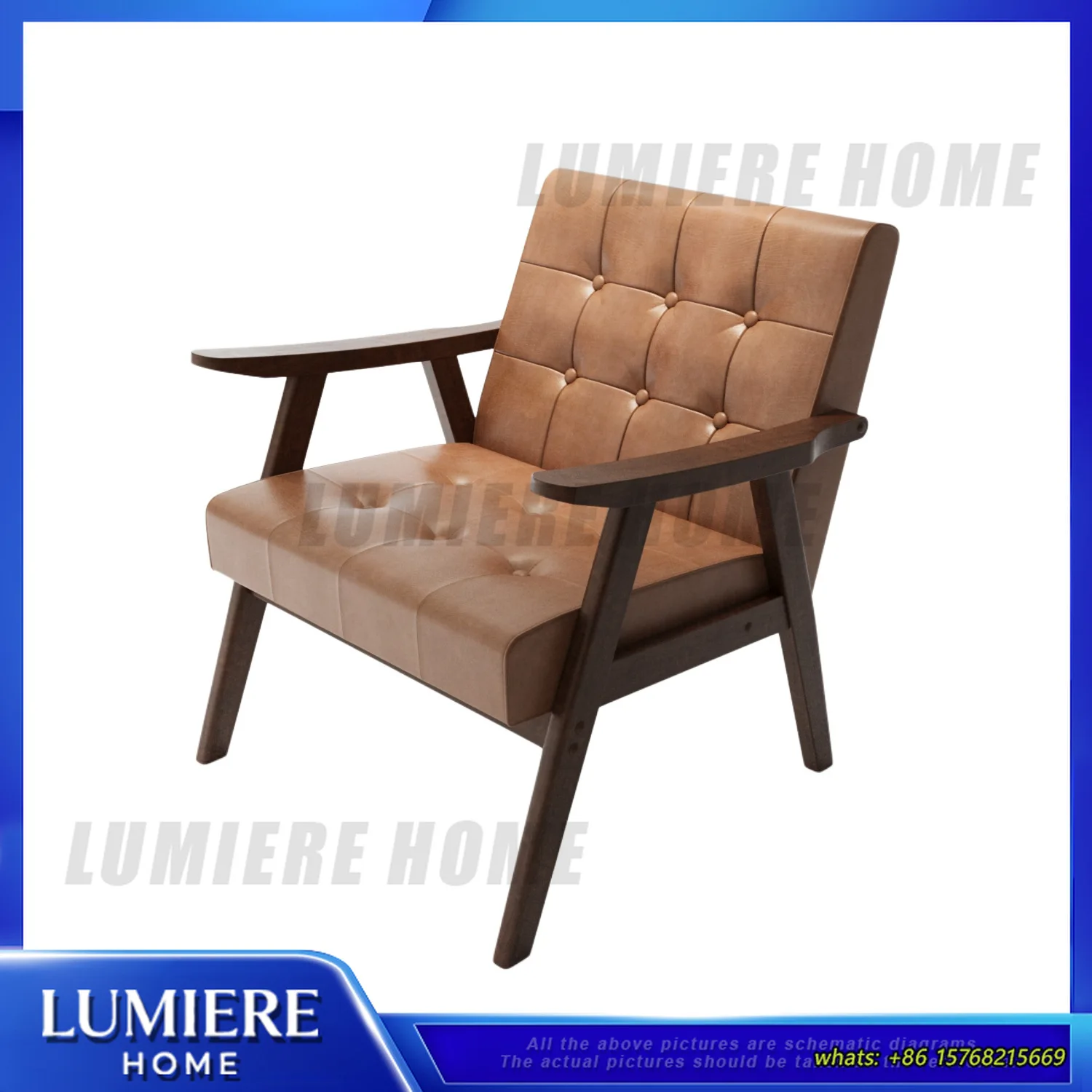 Vintage Style Cafe Lounge Chair Set for Commercial Use Bar Tea Shop Reception Seating Sofa Dining Furniture