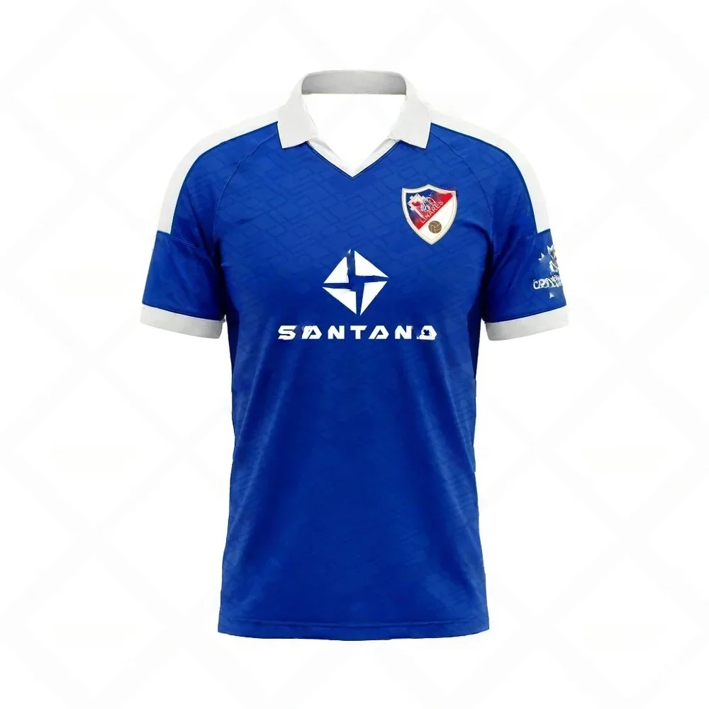 27-26 New Spain Linares Deportivo Football Shirt 3D Printed Quick Drying Sports Men's T-shirt