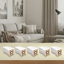 Replacement Dust Bags for ILIFE For V9 Pro Self Emptying Robot Vacuum Cleaner 5 Pack with Advanced Filtration System