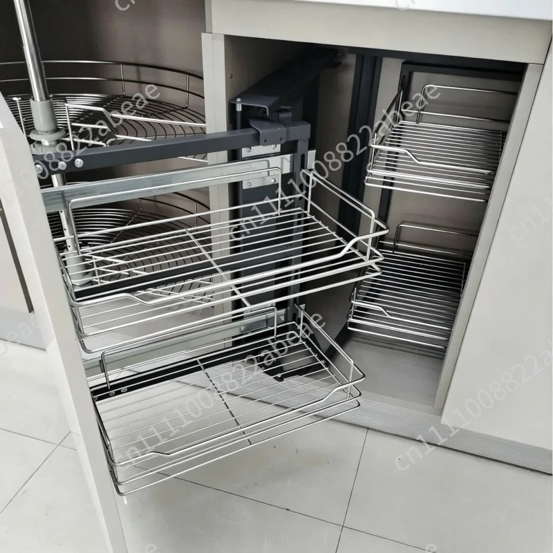 Cabinet Pull Out Blind Corner Cabinet Shelf Storage Organizer Magic Corner