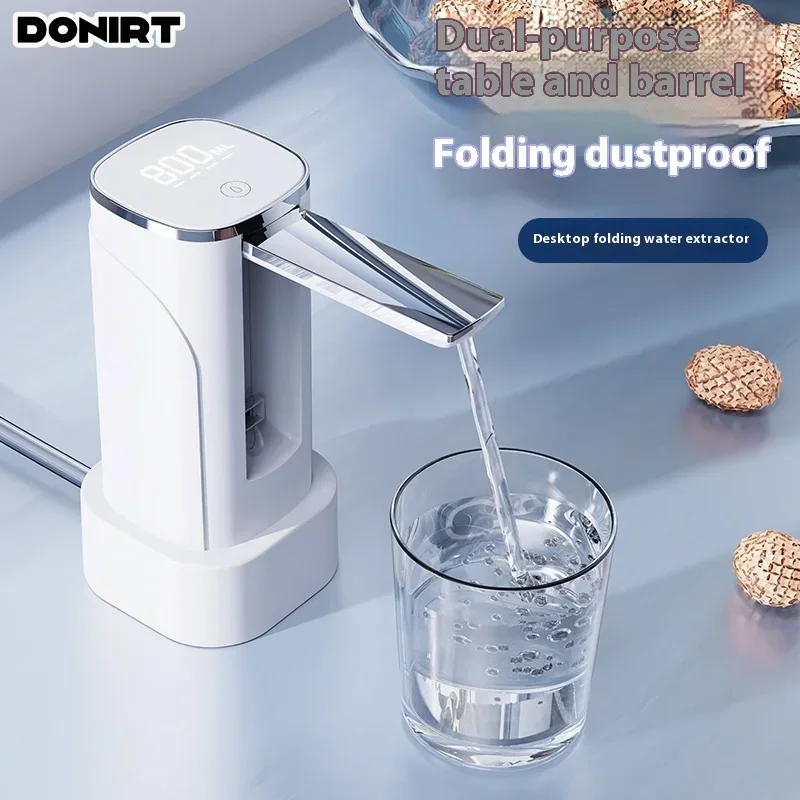 Bottled Water Automatic Water Pump Rechargeable Bottled Water Dispenser Portable Water Pump Folding Intelligent Dosing Pump