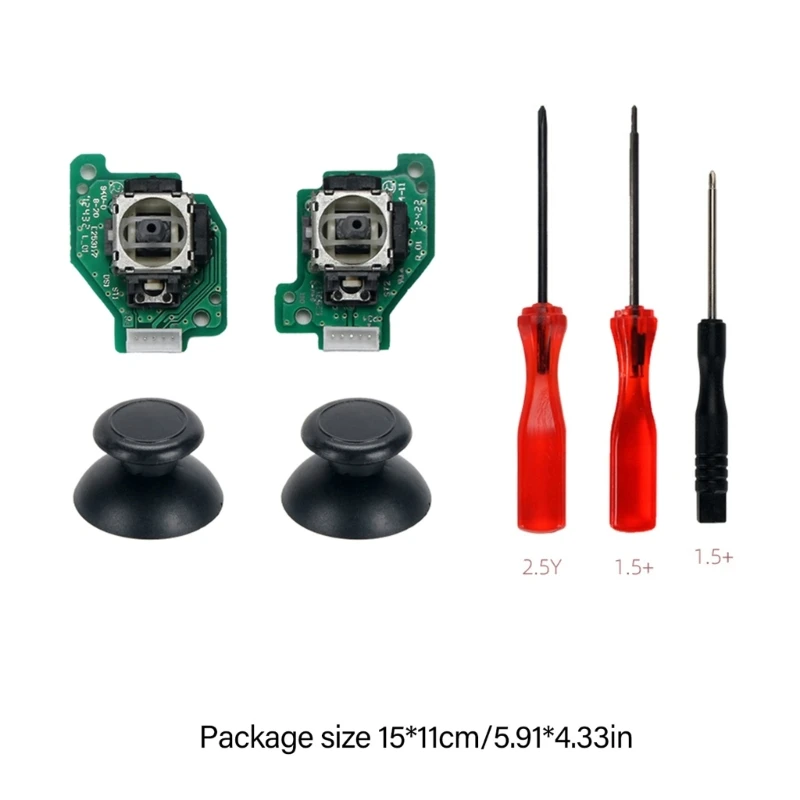 Reparación placa PCB, destornillador, Joystick, módulo palanca pulgar, accesorio juego repuesto para controlador