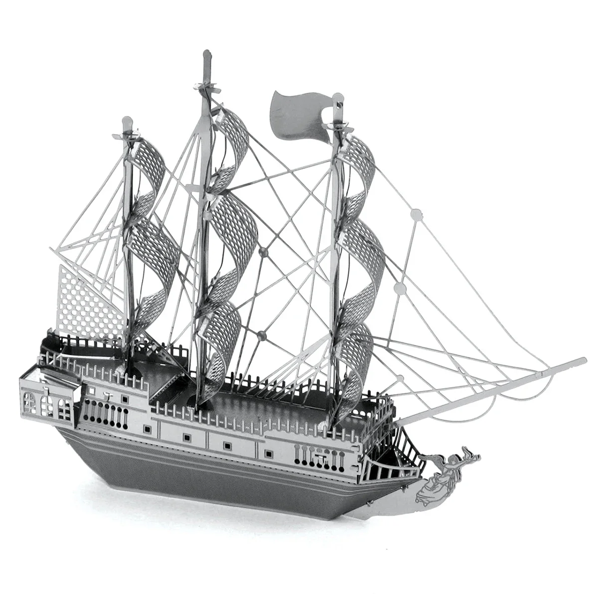 เรือ 3D โลหะปริศนาชุด DIY เลเซอร์ตัดปริศนาจิ๊กซอว์ของเล่นสําหรับเด็ก