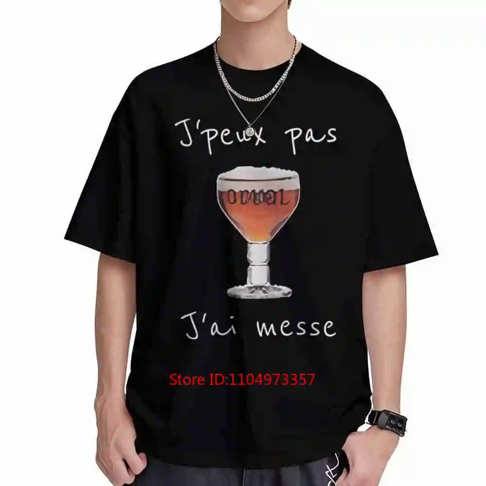 Orval Beer I Can't Have Mass Short Sleeve Tee 100% Cotton T-Shirt