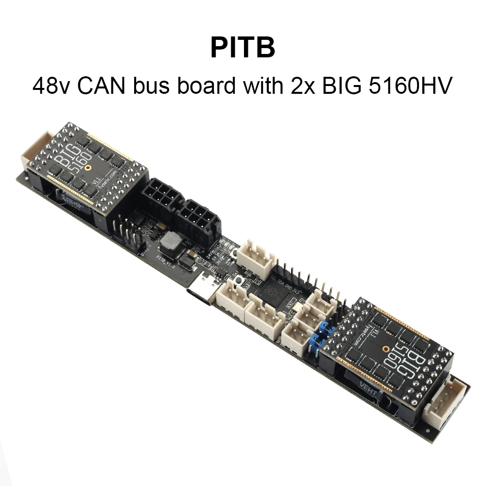 PITB Motherboard FYSETC & DFH Base on RP2040 Powerful CANBUS XY Stepper Motors Drivers Modules With 2x BIG 5160 Drivers 48V