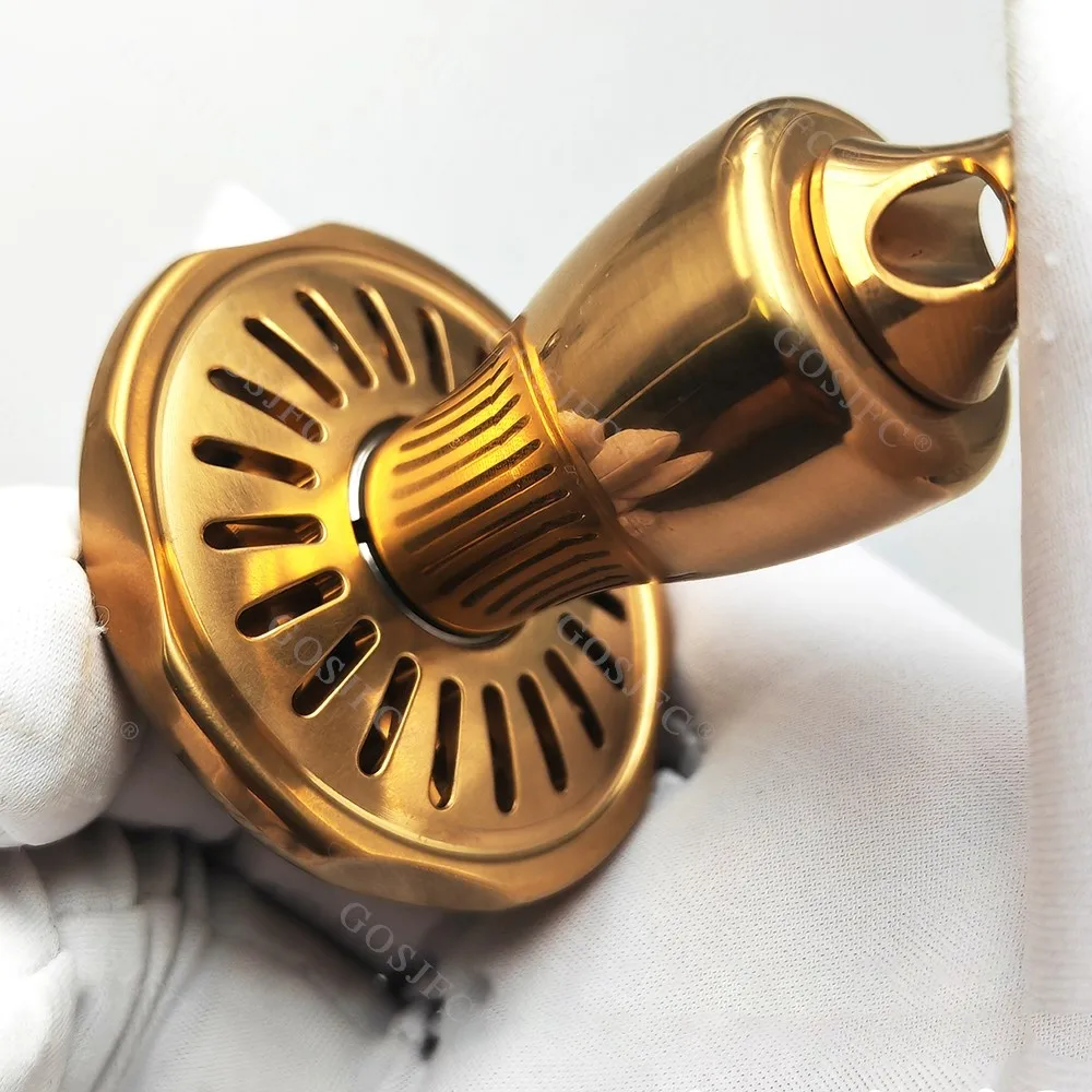 ゴールデンリンケージメカニカルキノコフィジェットスピナーデスクトップオーナメント EDC ストレスリリーフおもちゃ