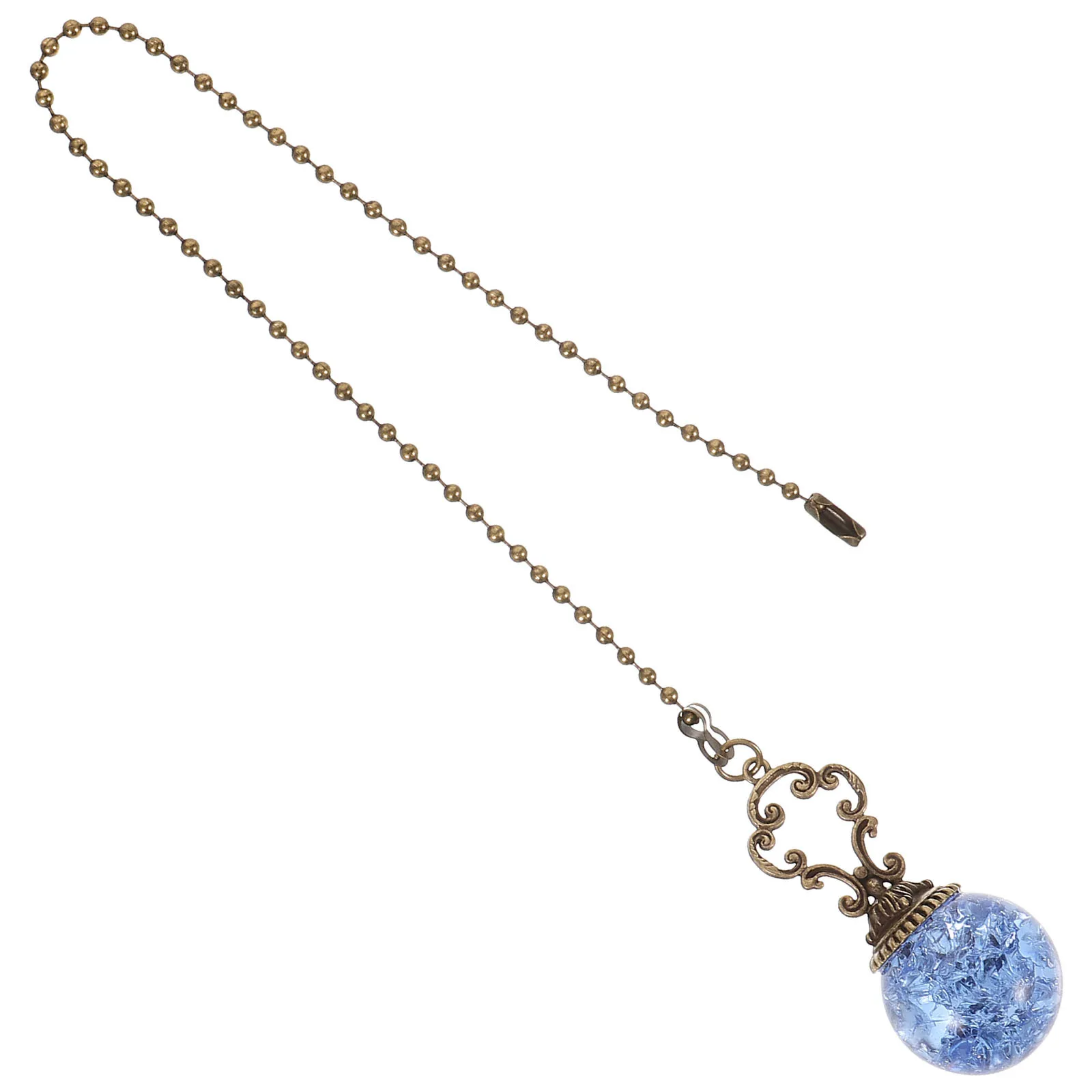 

Vintage Bronze Beaded Ceiling Fan Pull Chain Decorative Pendant Light Pull Chain Extension Ceiling Fan Pendant Ornament