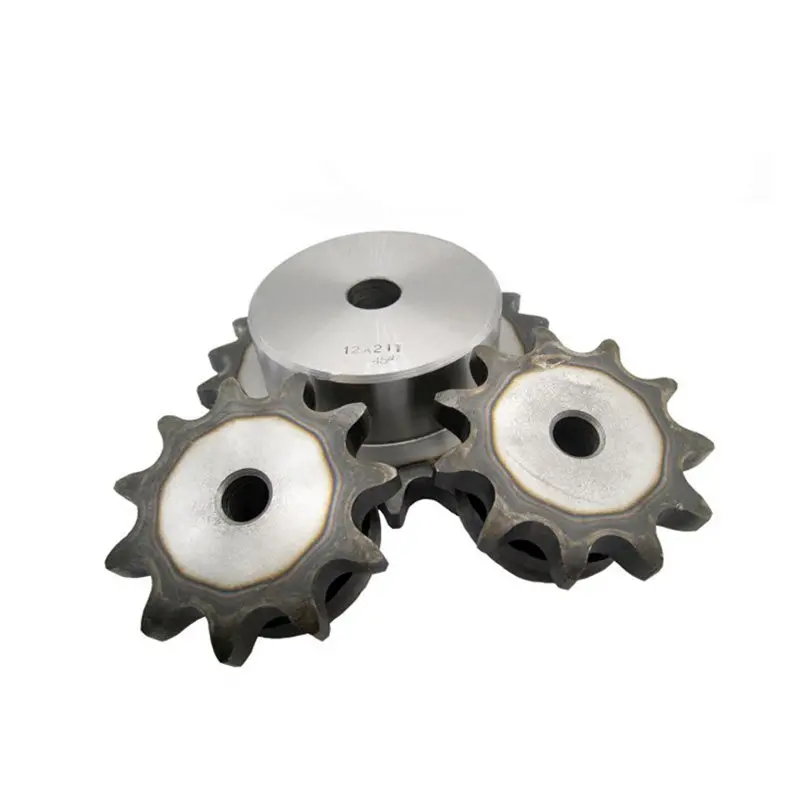 1Pcs 45#steel Sprocket 04C/05B/06B/08B 10-25Teeth Finished Hole Belt Step Non Screw Hole Industrial Chain Wheel Standard Hobbing