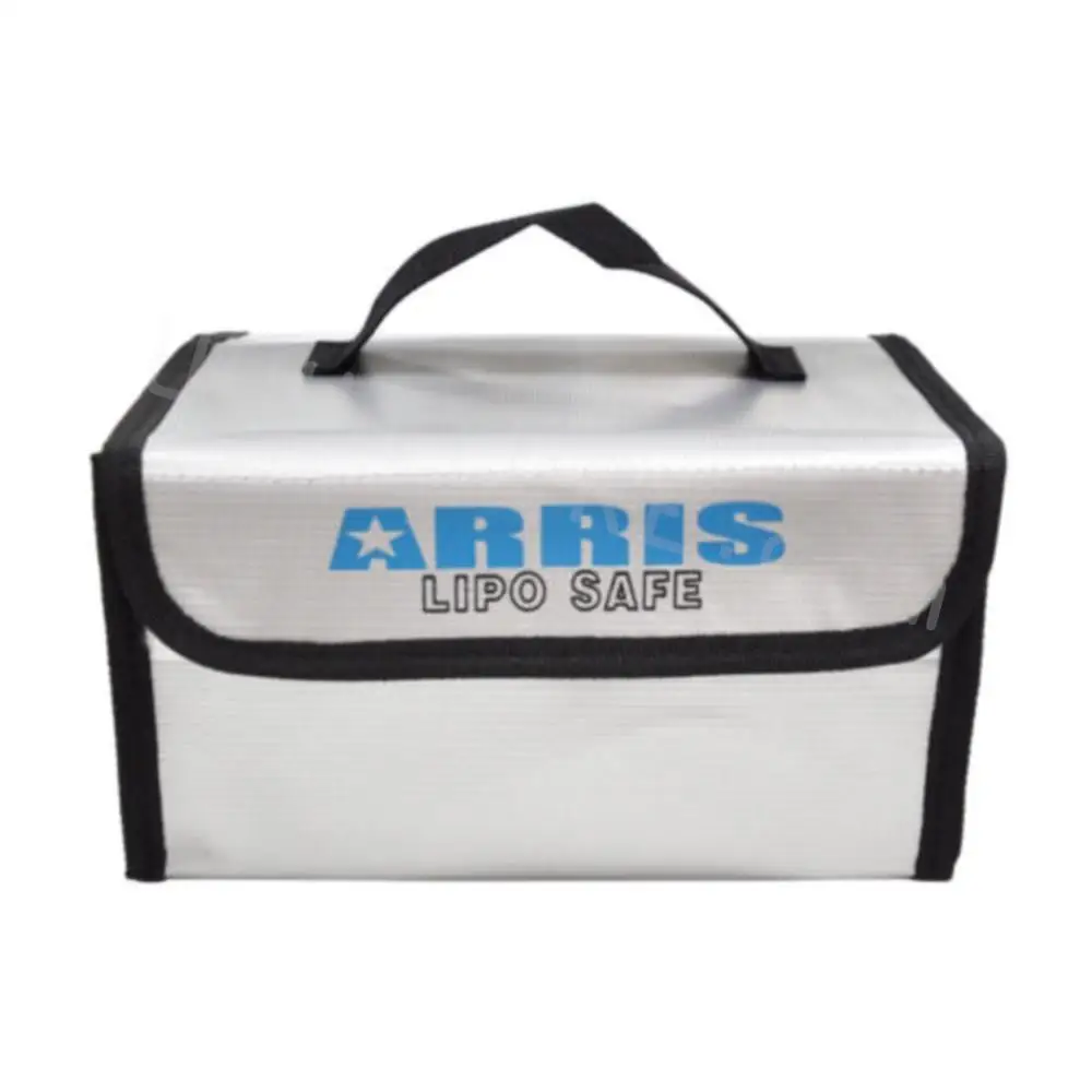 ARRIS Fire Retardant LiPo Battery Portable Safety Fireproof Case Bag Handbag Box 215*155*115mm For RC Drones FPV Quadcopter