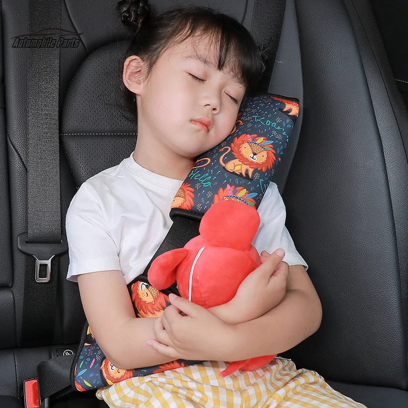 Child Seat Belt Adjustment Anchor Seat Belt Cushion Cover Suitable for Children's Neck Restraint Safety Shoulder Positioner