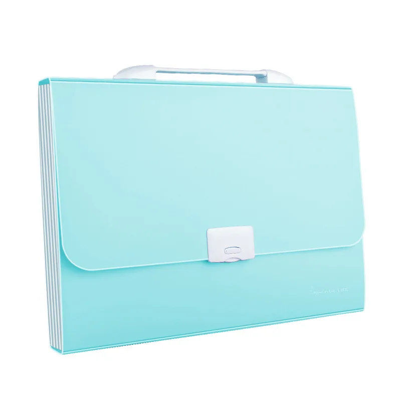 Portable Expanding Folders Student Large Capacity Exam Paper Classification Storage Bag A4 Multilayer Insert File Folder