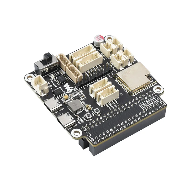 ESP32 Raspberry Pi Robot Motor Driver Board - WiFi/Bluetooth/ESP-NOW Control for Servo & DC Motors