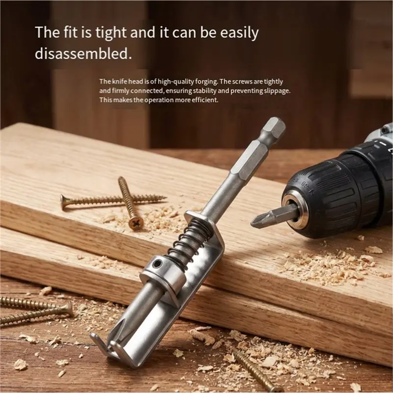 Y42A-Spring-Loaded Screw Holder Bit 4 Pcs Anti-Drop Operation Bit Holder, Single-Hand Screwdriver Bit Drive Guide Drill Bit