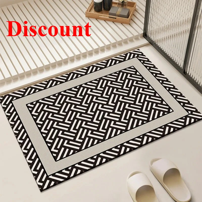 

New Bathroom, toilet, absorbent mat, toilet door non-slip mat, foot pad, toilet quick-drying carpet
