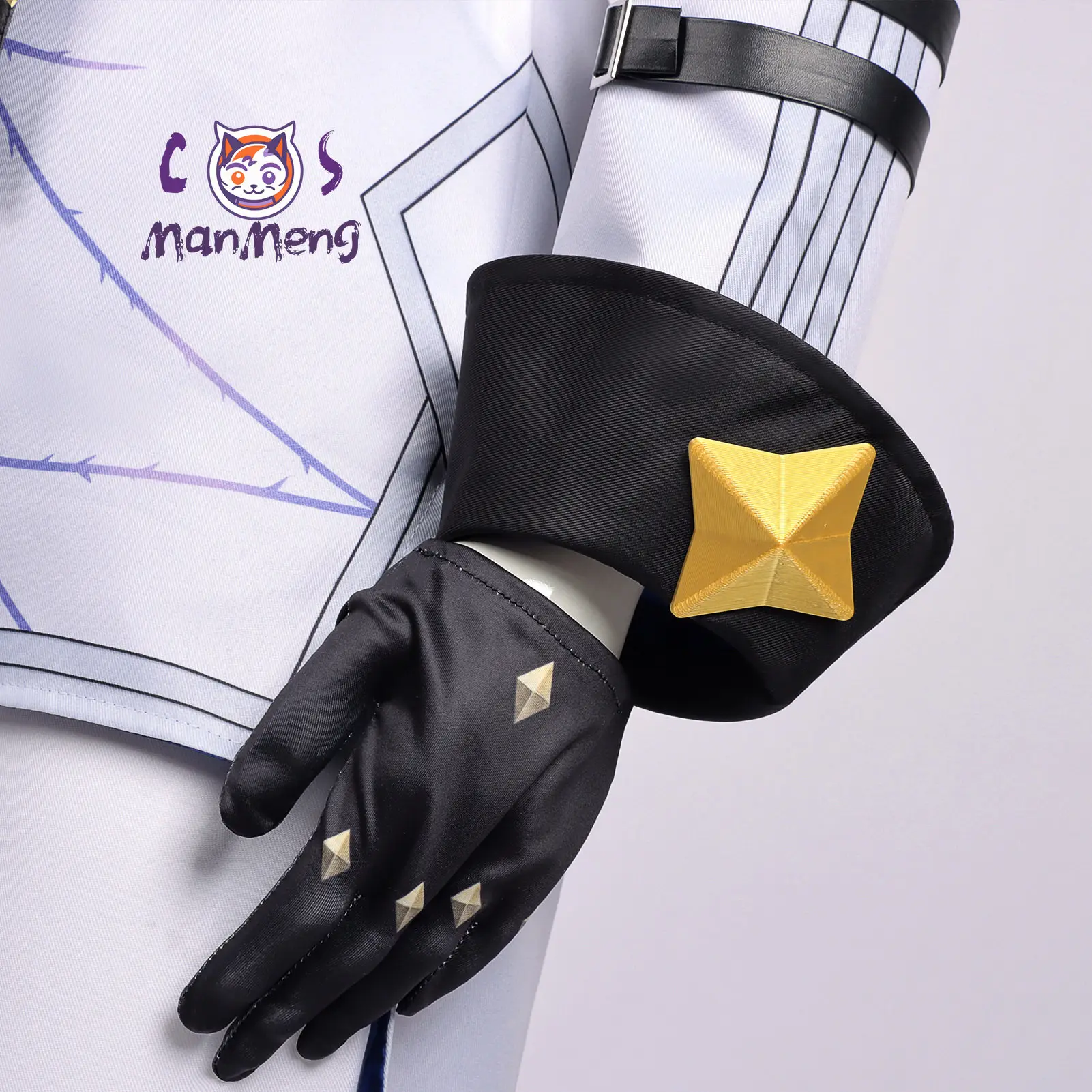 

Game Neverness to Everness Baicang NTE E.T.D Captain Man Cosplay Costume Halloween Handsome White Uniform Coat Prop Belt Suit