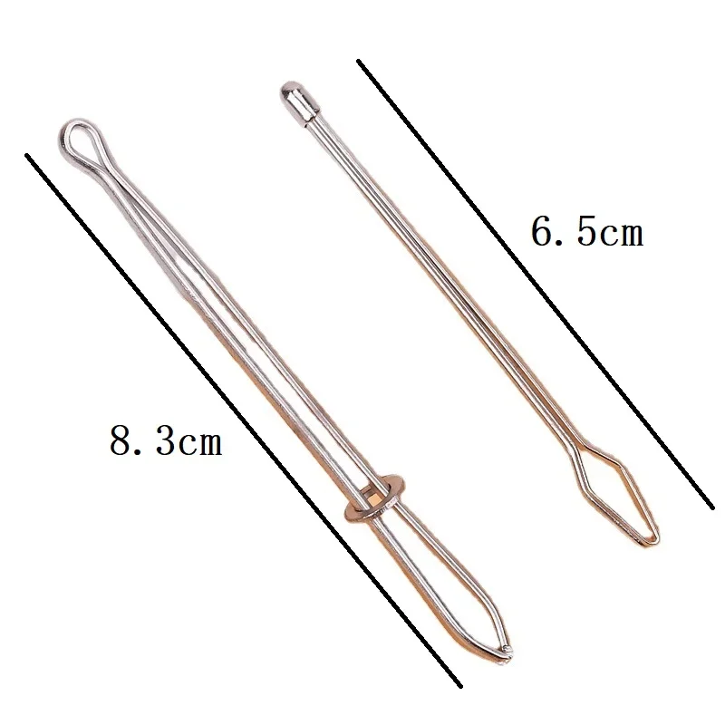 Threader Metal Easy Pull Drawstring Threader with Tweezer for for Elastics Sewing Accessories DIY Tool Elastic Cord Rope Threade