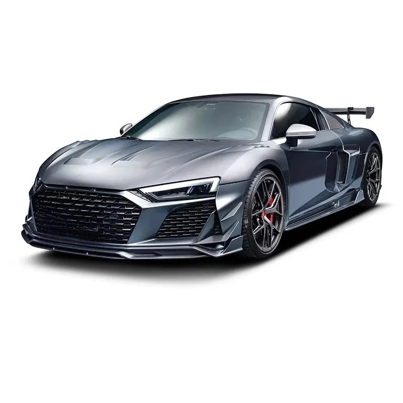 Paktechz Prepreg غطاء محرك من ألياف الكربون الجافة R8 2016 - 2023 #5