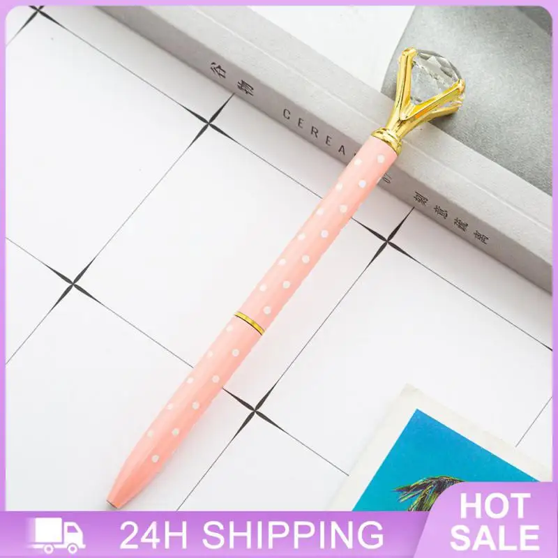 Schwarzer Stift, die perfekte Geschenkauswahl, stilvolles Design, Kristall-Kugelschreiber, glattes Schreiberlebnis, Schreibwarenstift für den Hausgebrauch