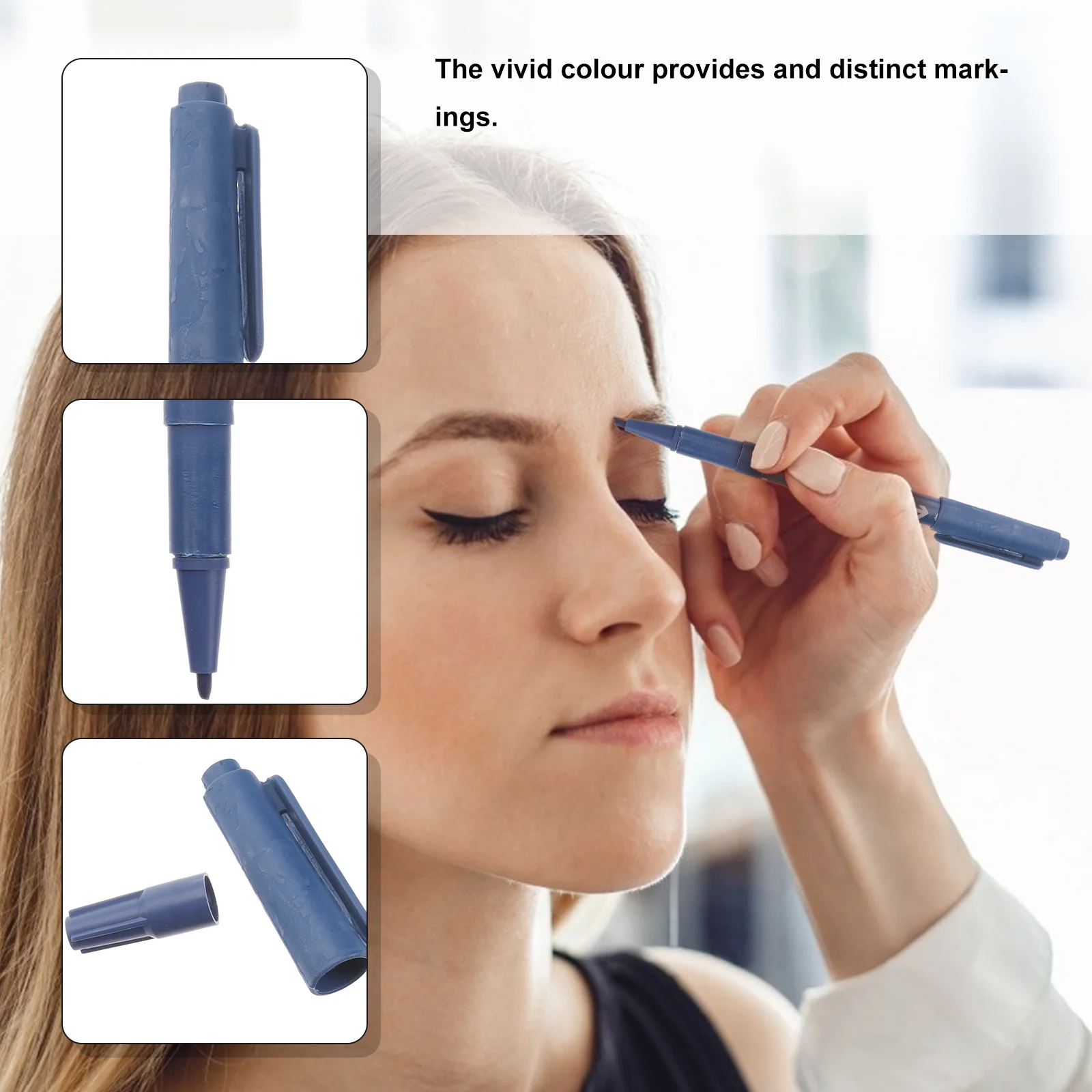 

10Pcs Dual Tip Body Art Marker Pen for Tattoo Stencil Coloring Precise Line Sketching Non-Smearing Skin Design