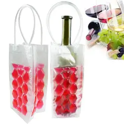 Wine Bottle Freezer Bag Chilling Cooler Ice Pouch Beer Cooling Holder Carrier