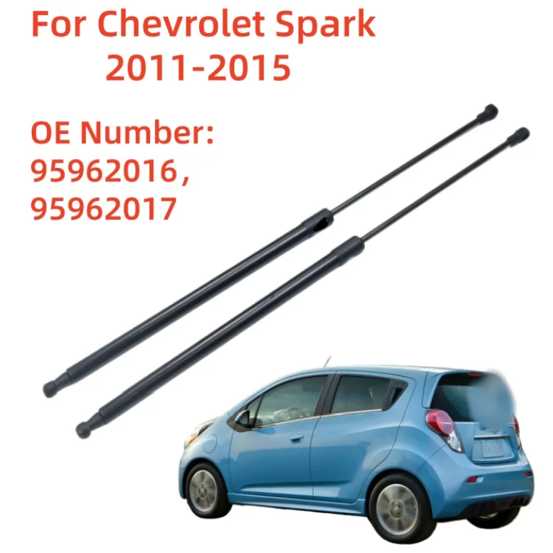 Car Rear Door Trunk Tailgate Boot Gas Struts Lift Support Rods DampersFor Chevrolet Spark 2011-2015 OEM 95962016, 95962017