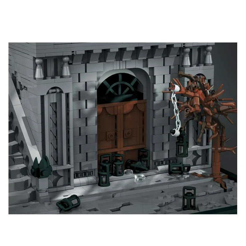 Jeu Scène Tech Architecture Gothique MOC-155744 Les Rues De Yharnam décennie s De Construction Modèle Collection Briques Jouet Cadeaux Pour Enfants