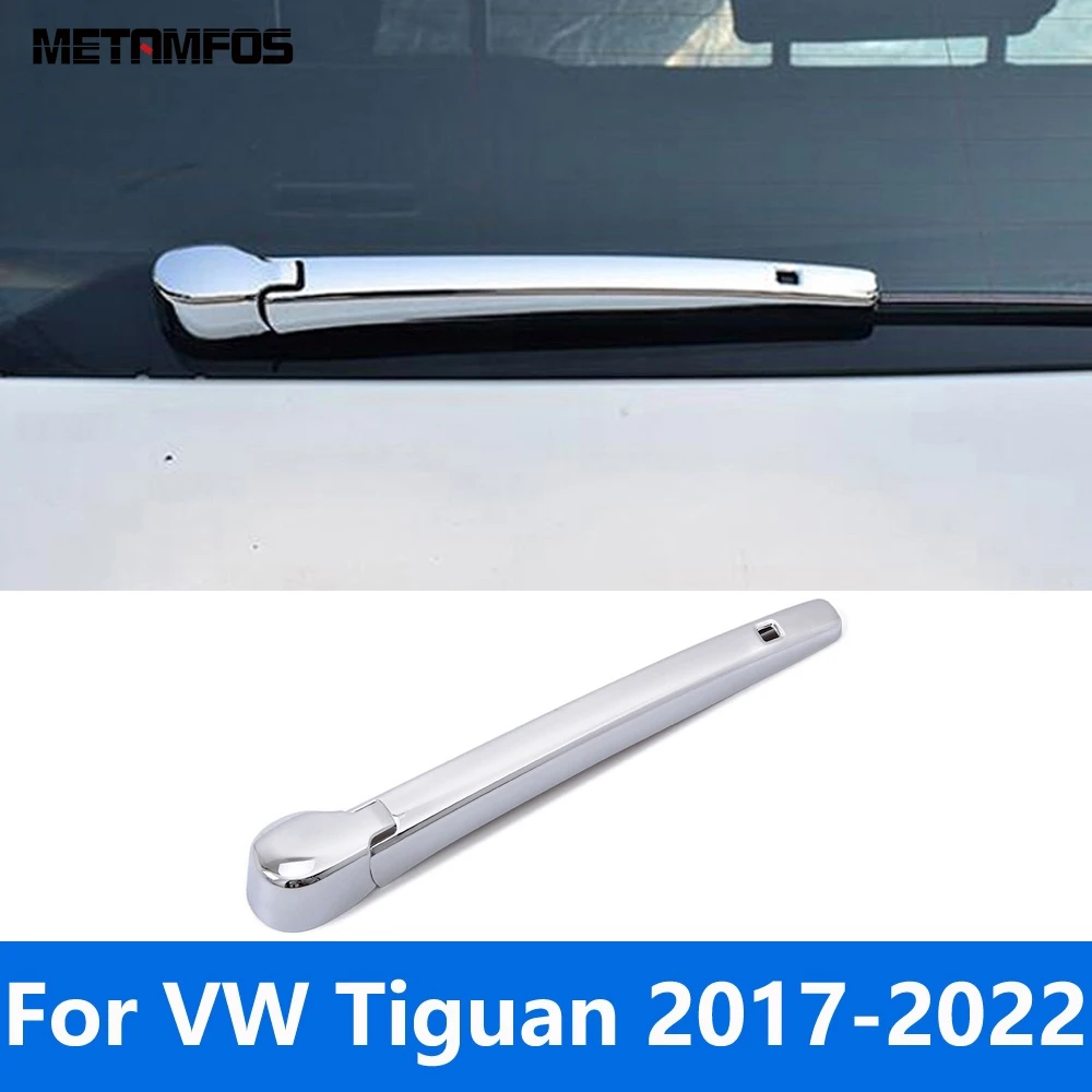 For Volkswagen VW Tiguan 2017-2020 2021 2022 Chrome Rear Window Wiper Cover Trim Windscreen Wash Strip Trim Exterior Accessories