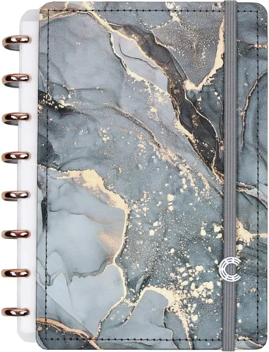 E Mat DE DESC A5 Onyx, 155x220mm, 80 Folhas Modelo CIA52126 Cor Cinza Cor, Novo